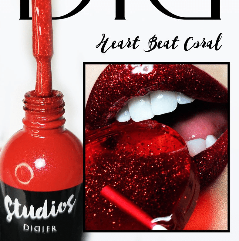 Gél lak Studios Didier - Heart beat coral, 8ml - Image 3