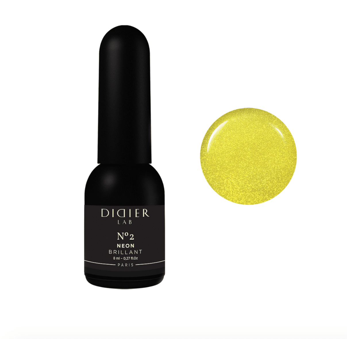 Gél lak "Didier Lab", Brillant,- NEON No2, 8ml