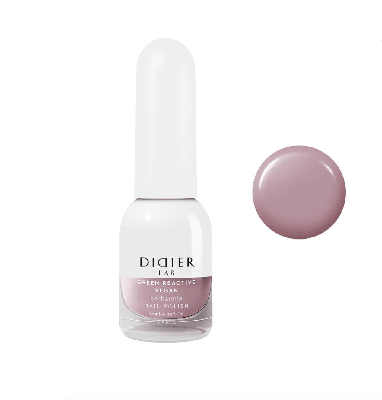 Green Reactive Vegan Nail Polish Didier Lab Beige 10ml