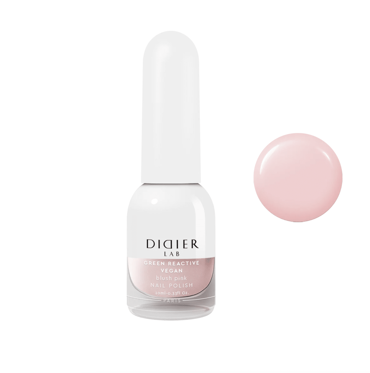 Green Reactive Vegan Nail Polish Didier Lab Blush Pink 10ml