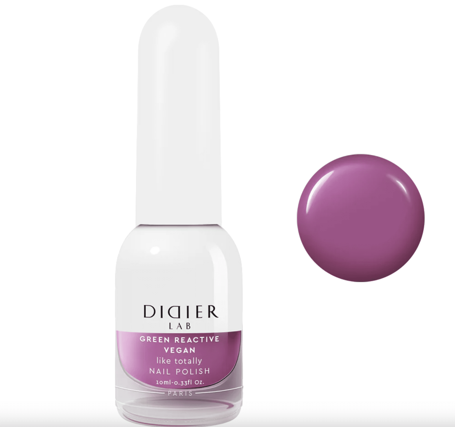 Green Reactive Vegan nail Polish Didier Lab Like Totally 10ml
